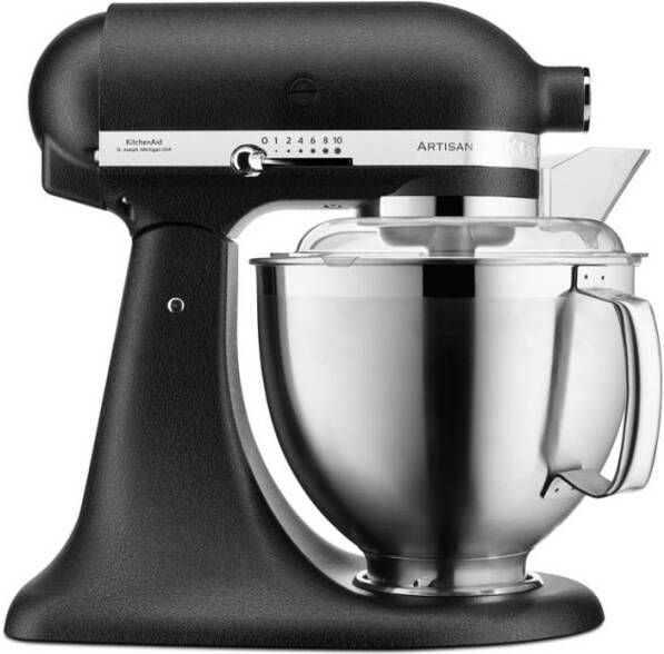 KitchenAid Artisan keukenmachine 4, 8 liter 5KSM185PSEBK Vulkaanzwart