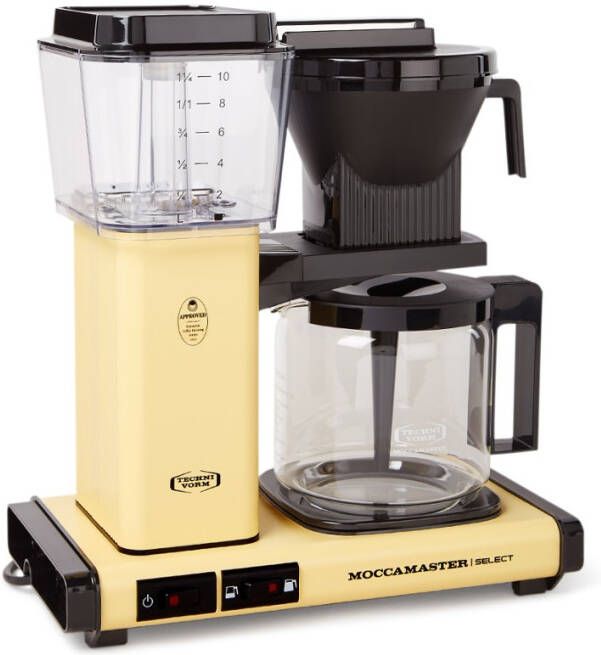 Technivorm Filterkoffiemachine KBG Select, Pastel Yellow Moccamaster
