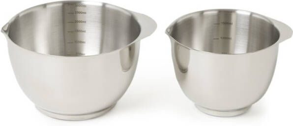 Rosti Margrethe beslagkom 1, 5 + 3 liter set van 2