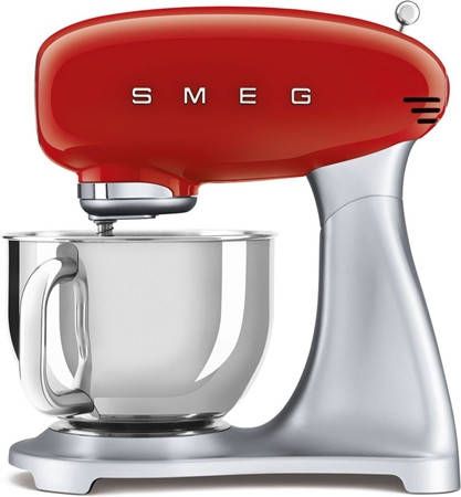 Smeg Keukenmachine 800 W Rood 4.8 Liter Smf02rdeu