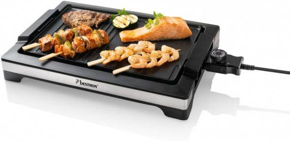 Bestron Tafelgrill ABBQ2000S 2000 W roestvrij staal