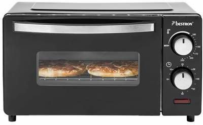Bestron Minigrilloven AOV9 9 L 800 W zwart