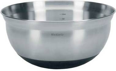 Brabantia Beslagkom Met Antislip Bodem 3 L Matt Steel/black
