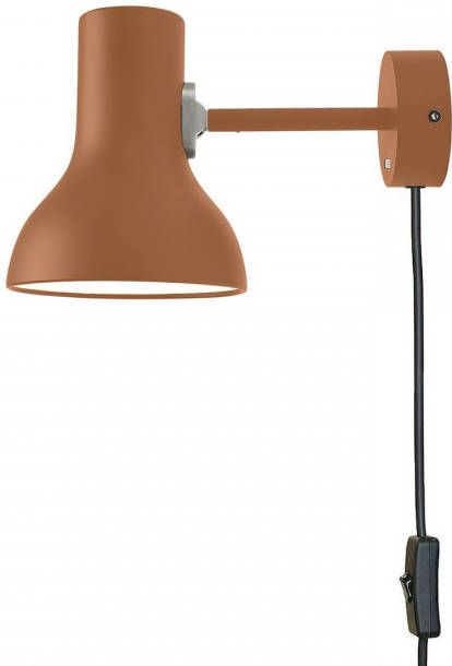 Anglepoise Type 75 Mini wand met stekker, sienna