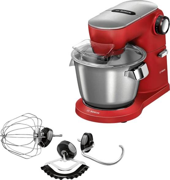 BOSCH Keukenmachine OptiMUM MUM9A66R00 met gratis mixopzet lifestyle set veggielove plus muz9vlp1 ter waarde van