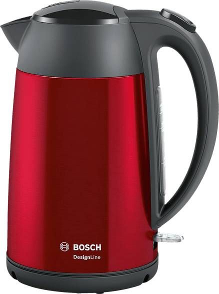 Bosch Twk3p424 Waterkoker 1, 7 L Grijs, Rood 2400 W