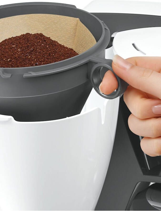 Bosch ComfortLine TKA6A041 Koffiezetapparaat Wit/Donkergrijs