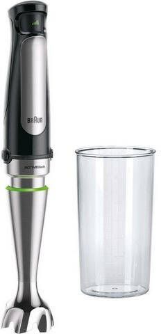 Braun Staafmixer MQ7000X Multi Quick 7 met 600 ml mengbeker, traploze snelheidsaanpassing