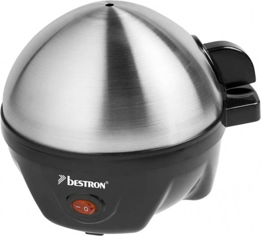 Bestron Eierkoker Voor 1 tot 7 Eieren 350W Rvs/Zwart