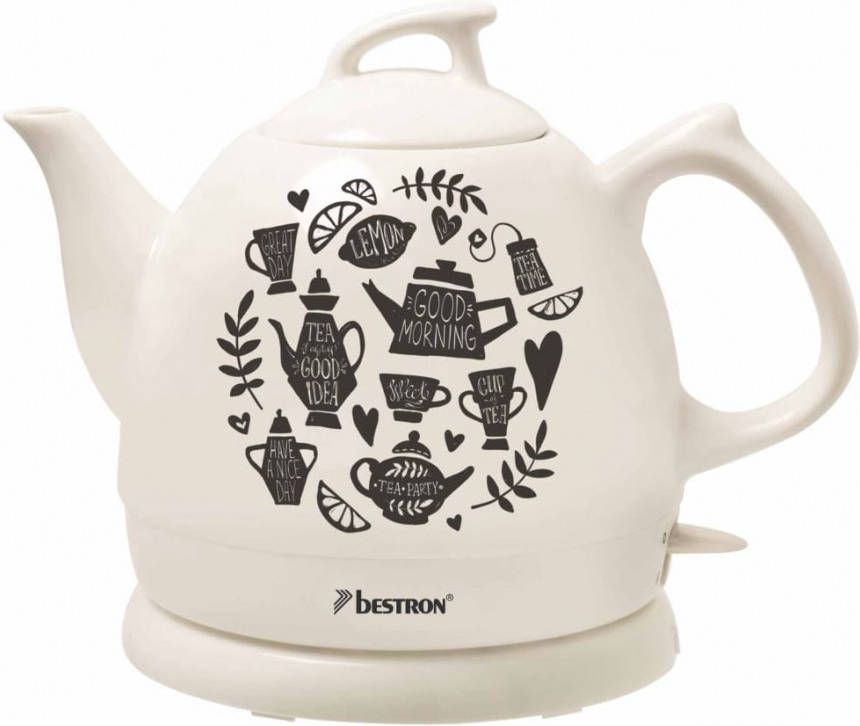 Bestron Waterkoker keramisch DTP800TP 0, 8 L wit
