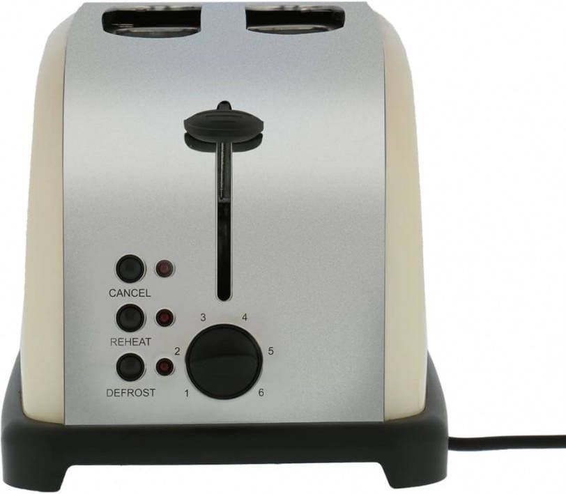 Mestic Broodrooster MBR 80 retro 920 W crè, mekleurig en zwart