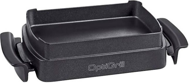 Tefal Bakinzet XA7258 Snacking & Baking voor de OptiGrill Accessoires voor OptiGrill+ en OptiGrill elite, GC714, GC712, GC730, GC750D, persgietaluminium, antiaanbak gecoat, warmte geïsoleerde grepen, geschikt voor de vaatwasser(set, 1 delig )